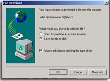 Download Dialog