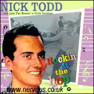 Nick Todd - Rockin at the hop cd cover