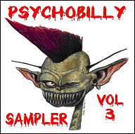 Psychobilly sampler Vol.3 cd cover